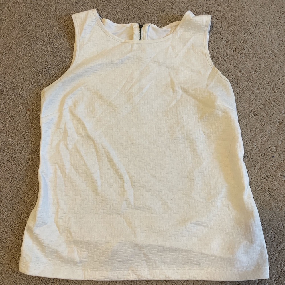 Banana republic zipper detail, work tank